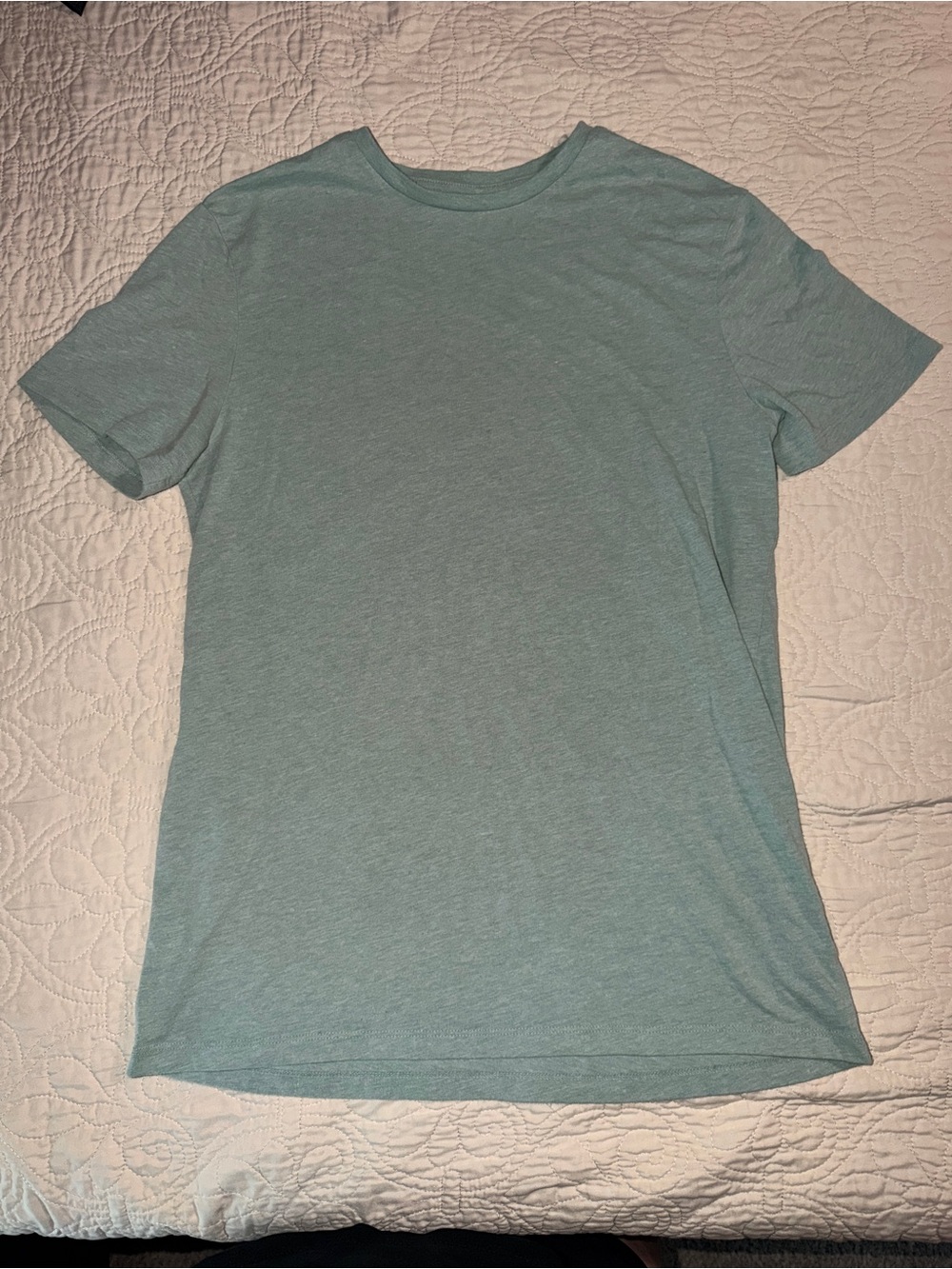 Men's Short Sleeve Crew Tee in Seafoam Green